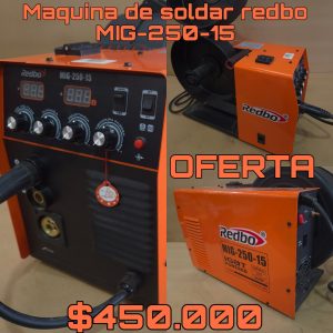 Máquina de soldar Redbo MIG-250-15