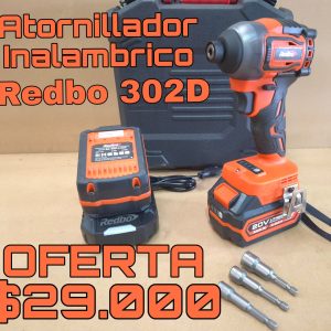 Atornillador Inalámbrico Redbo 302D