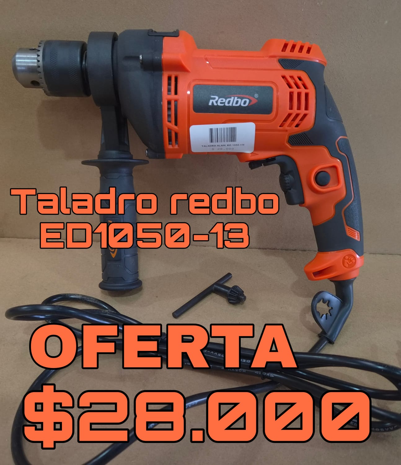 Taladro Redbo ED1050-13