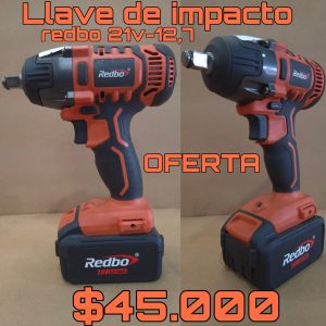 Llave de impacto Redbo 21v-12.7